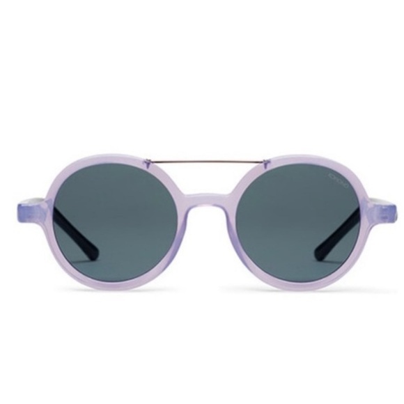 KOMONO sunglasses NEW Violet Purple Round Vivien silver black